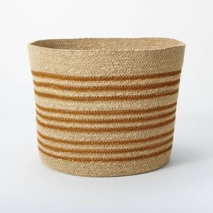 2 Studio McGee Soft Striped Baskets
